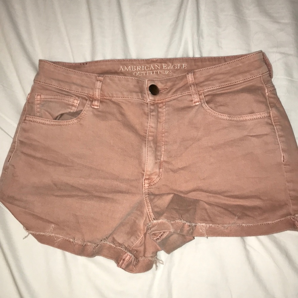 American eagle pink shorts